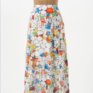Anthropologie Maeve Leadlight Maxi Skirt size 2P